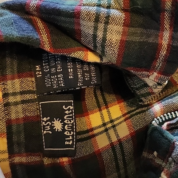 12M vintage flannel jacket - Picture 2 of 3